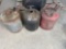 (3) Vintage Gas Cans