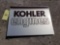 Kohler Engines Tin Flange Sign