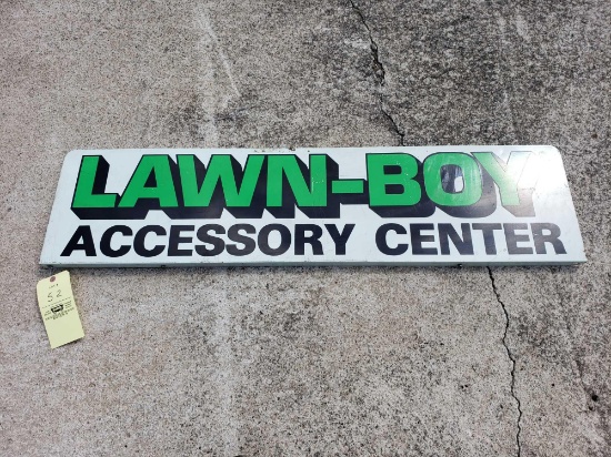 Lawn Boy Tin Display Sign