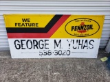 Pennzoil Tin Sign