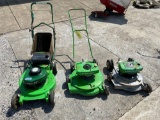 (3) Lawn Boy Push Mowers