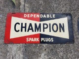 Champion Spark Plugs Tin Sign