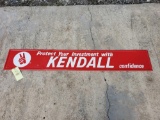 Embossed Kendall Tin Sign