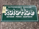 Double Sided Roto-Hoe Dealer Sign