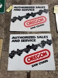 Oregon Saw Chain Tin Signs