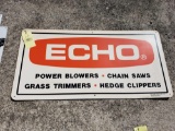 Double Sided Echo Tin Sign