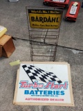 Bardahl Display, Turbo Start Plastic Sign