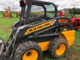 Like new NH L220 2012 skid loader 2 sp. ext. hyd., hyd. disconnect