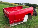 2007 Dodge Dually truck bed with tailgate, has some dents