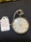 Key wind Pocket watch - seller marked silver case