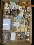 Box of watch parts