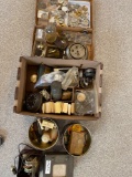 Misc watch parts - old clocks -