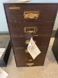 3 metal cabinets with 5 drawers full of springs, stems, misc parts