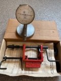 Webster main spring winder - John Bull dial indicator - misc parts