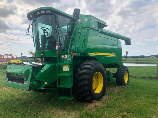 One-owner John Deere 2003 9550 4WD combine