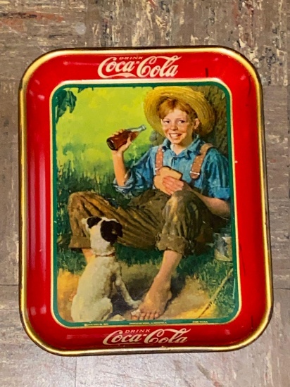 1931 Coca Cola tray, American Art Works Inc. Coshocton Ohio.