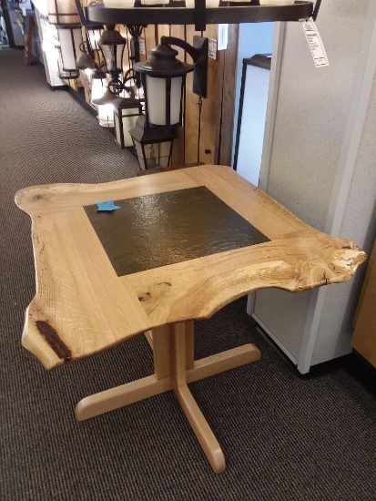 Quarter Sawn White Oak Table w/ Slate Insert