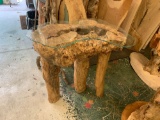 Maple burl top table