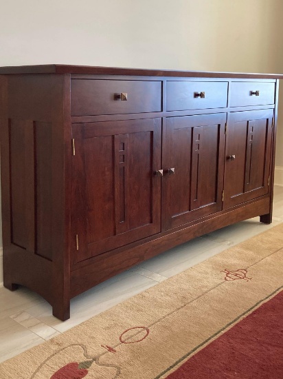 Stickley Highlands Buffet/Sideboard, Cherry Color