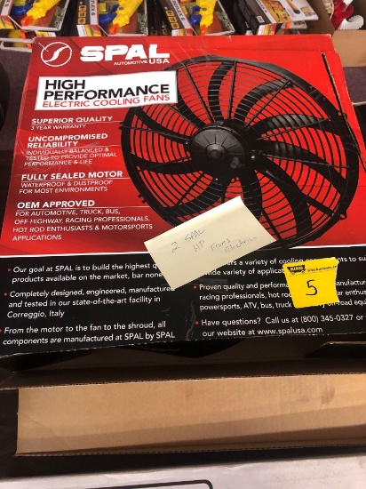 2 Spal HP fans electric