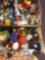 2 boxes clown figurines, dolls, etc