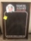 Samuel Adams beer chalkboard menu