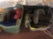 2 totes of boots, shoes for Women