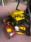 Tonka dump truck, various mini diecast vehicles