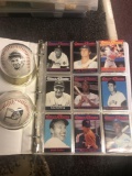 Baseballs and baseball cards