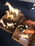 Breyer horses and cow
