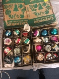 Shiny Brite ornaments and other vintage Christmas ornaments