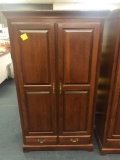 TV armoire with 3 interior shelves