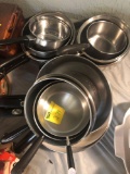 Pots and pans, some revere ware