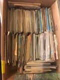 Box of vintage postcards