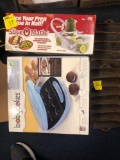 Slice O Matic, baby cakes, 2 Wagner ware corn bread pans
