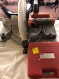 RIDGID standard crown molding cut saw and a/c manifold gauge set