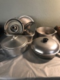 Aluminum ware pots and pans, Club skillet with lid