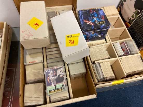 Boxes of Football Cards