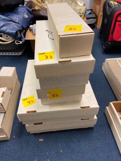 Boxes of Baseball Cards