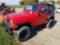 2004 Jeep Wrangler, 4 x 4, no rust, nice frame, standard shift, 128,596 miles