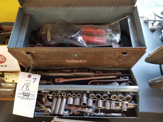 Craftsman toolbox and tools, sockets