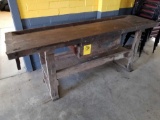 Early woodworkers bench, 23 x 83 inches