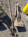 Pitch forks, shovels, hand cultivator