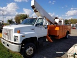 1991 GMC topkick truck with 36 ft Stelco bucket lift