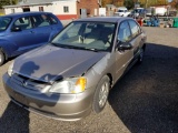 2001 Honda Civic, runs, dead battery