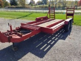 Tandem axle equipment trailer