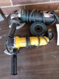 DeWalt and Metabo grinders