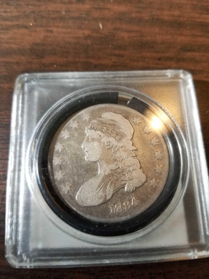1834 capped bust 50c piece