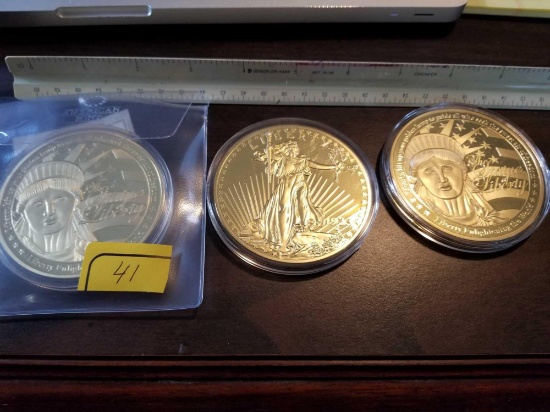 Large replica tokens, bid x 3