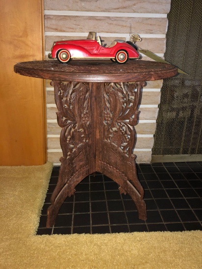 Elephant and Bird Stand, Metal Windup Car